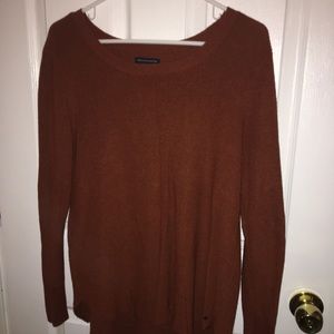 American eagle dark orange/brown sweater